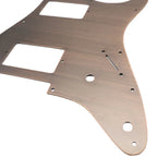 11-Hole HH Metal Strat Pickguard - "Copper" Aluminum - Ploutone