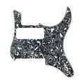 Yamaha Pacifica 611 & 311 & 311 Pickguard - 20+ Colors 4-Ply Black Pearl Shell - Ploutone