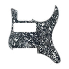Yamaha Pacifica 611 & 311 Pickguard - 20+ Colors 4-Ply Black Pearl Shell - Ploutone