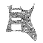 Ibanez GIO GRX40 Pickguard - 4-Ply White & Black Shell - Ploutone