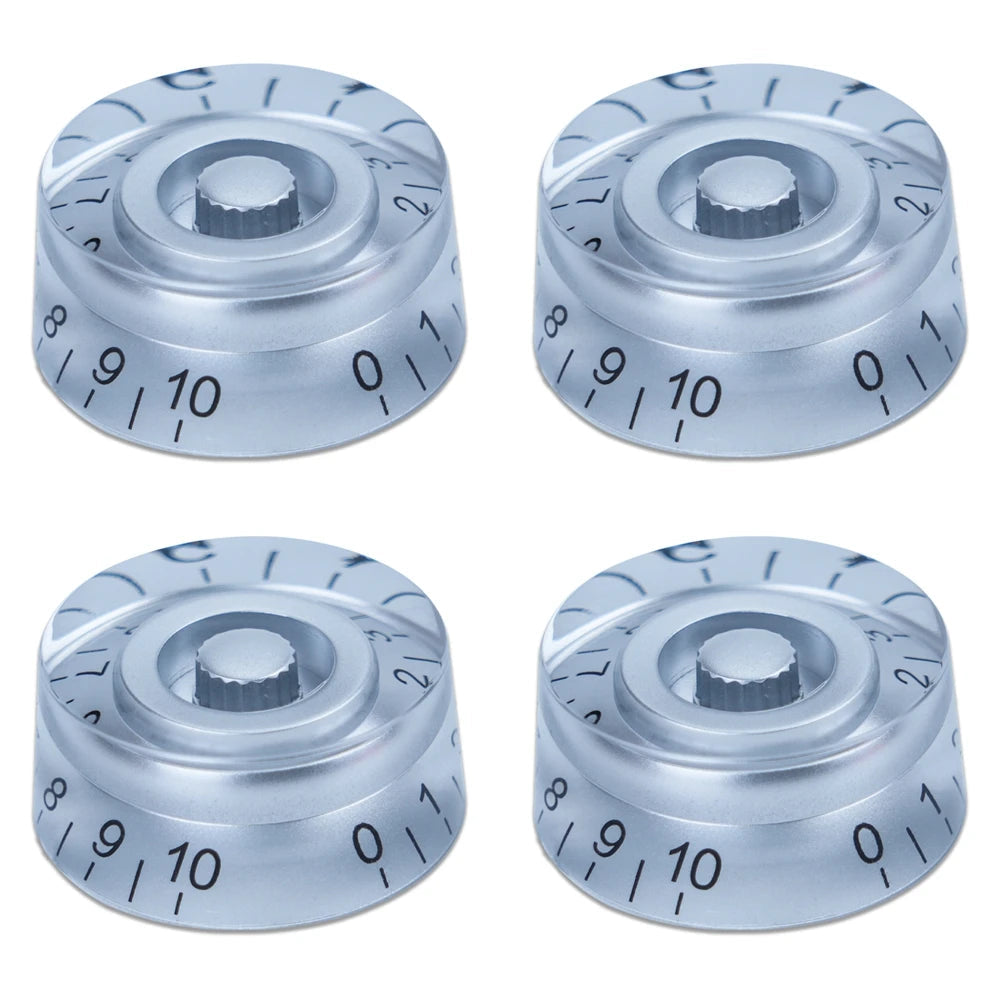 Guitar Speed Knobs, 18 Spline Metric - Gray / Black Lettering Default Title - Ploutone
