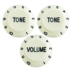 Electric Guitar Control Knobs, 24 Spline Imperial - Gold Knobs from Ploutone