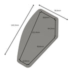 Schecter C-1 & Omen Extreme Control Cover Backplate - Multiple Colors - Ploutone