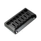 Ibanez Replacement Bridge (RG/ S) - Solid Brass, 52.5mm String Spacing, String-Through Black - Ploutone