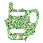 10-Hole SS Jaguar Pickguard for MIJ Fender - 20+ Colors 4-Ply Colorful Shell - Ploutone