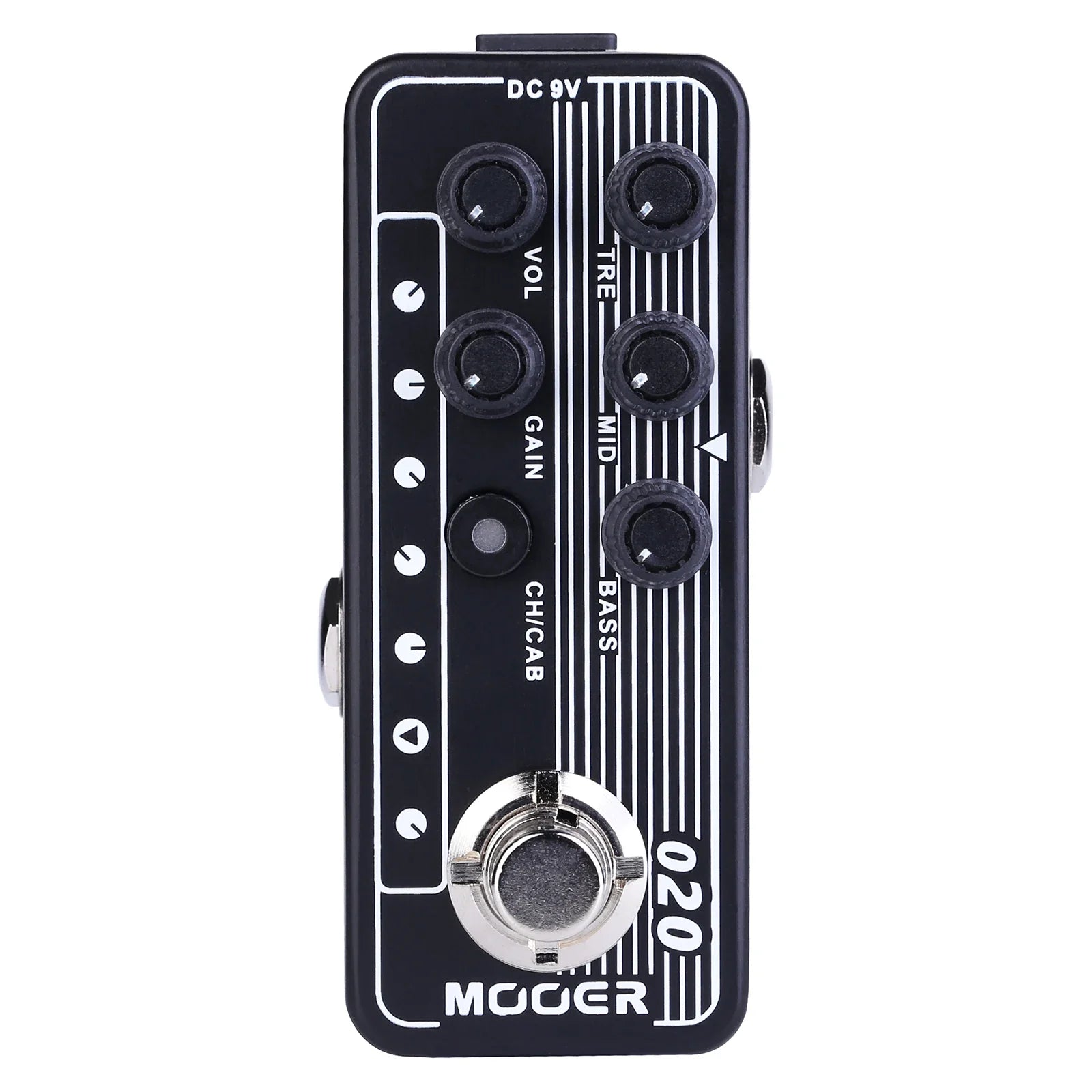 MOOER Micro Preamp 020 Blueno - Digital Preamp Effect Pedal - Ploutone