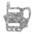 10-Hole SS Jaguar Pickguard for MIJ Fender - 20+ Colors 4-Ply White Shell - Ploutone
