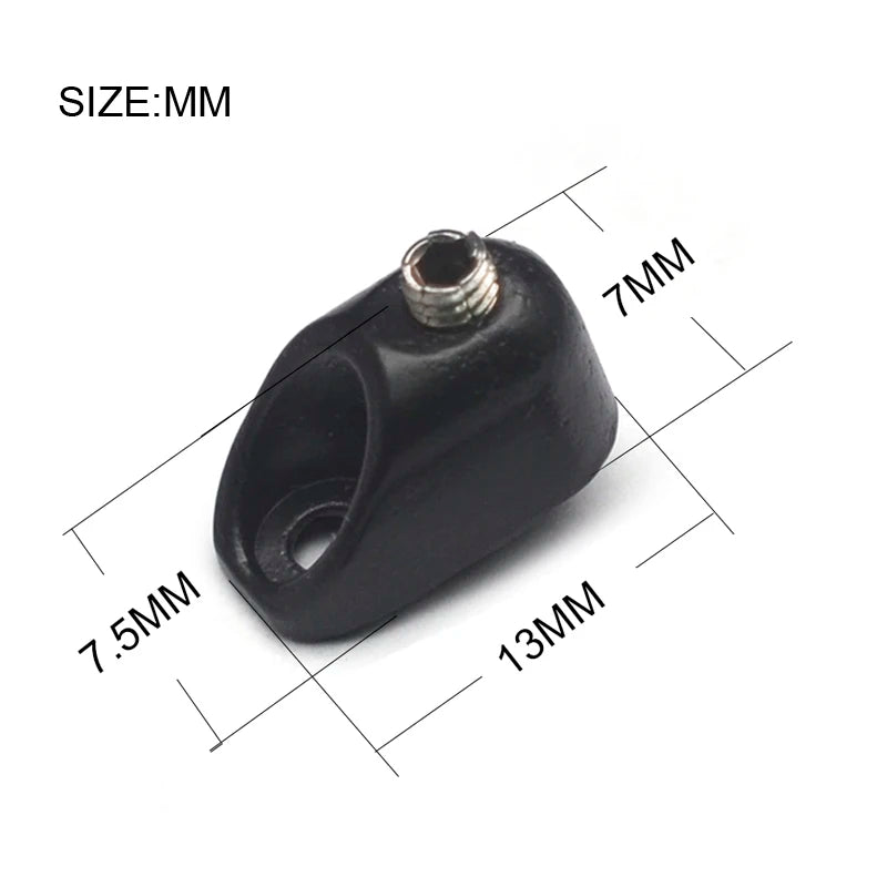 Individual Locking Headless Guitar Nuts - Set of 6 Black - Ploutone