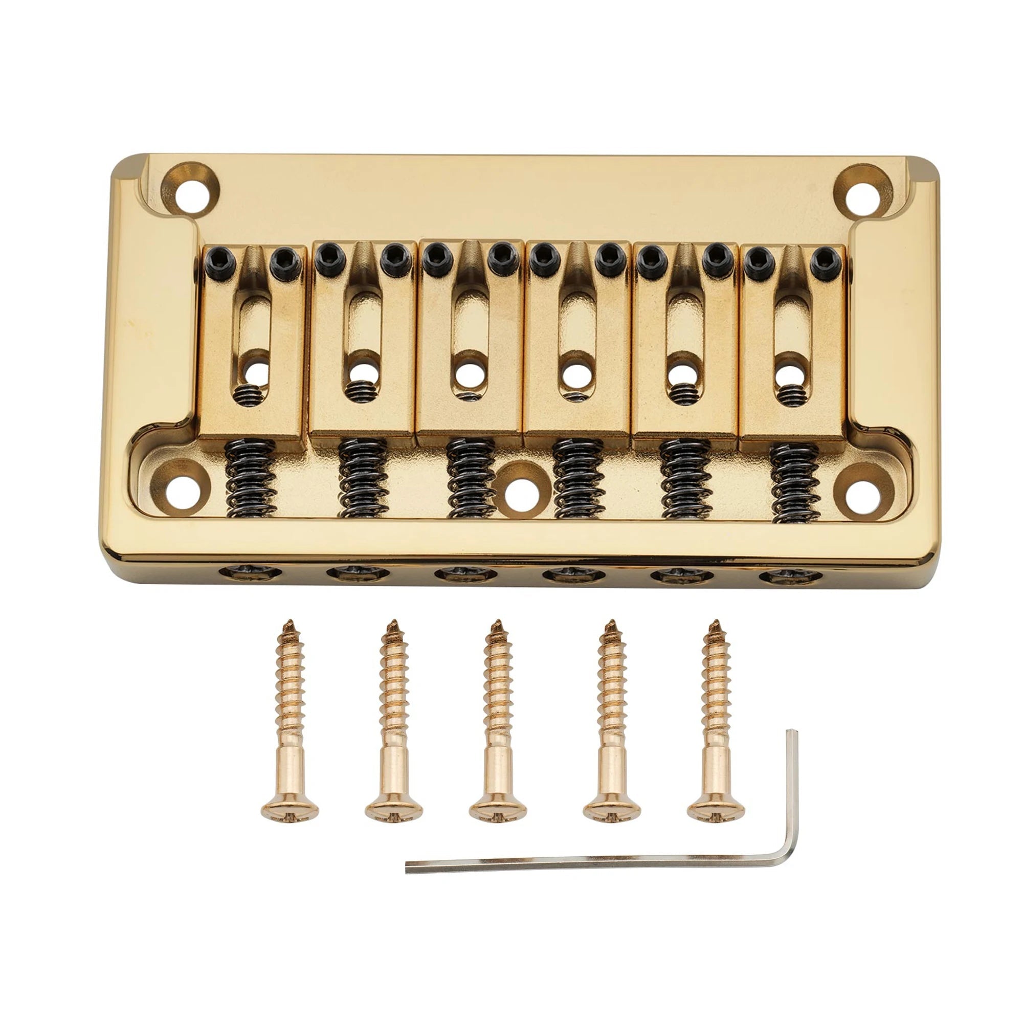 Ibanez Replacement Bridge (RG/ S) - Solid Brass, 52.5mm String Spacing, String-Through - Ploutone