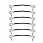 Ammoon Guitar Patch Cable - 6 or 12 inch - Right Angle 15cm 6PCS - Ploutone
