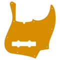 5-String Jazz Bass Pickguard - Fits Fender American, Standard, Deluxe (10-Hole) - 30+ Colors 4-Ply Orange - Ploutone