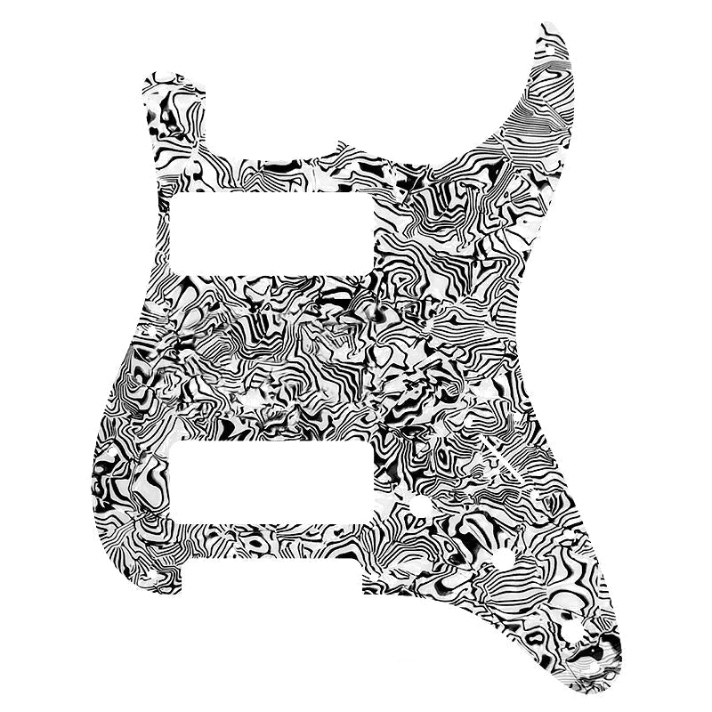 11-Hole Dual P90 Strat Pickguard - 25+ Colors  from Ploutone