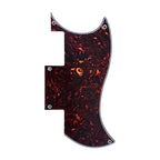 Epiphone SG Special Pickguard - 30+ Colors 4-Ply Brown Tortoise - Ploutone