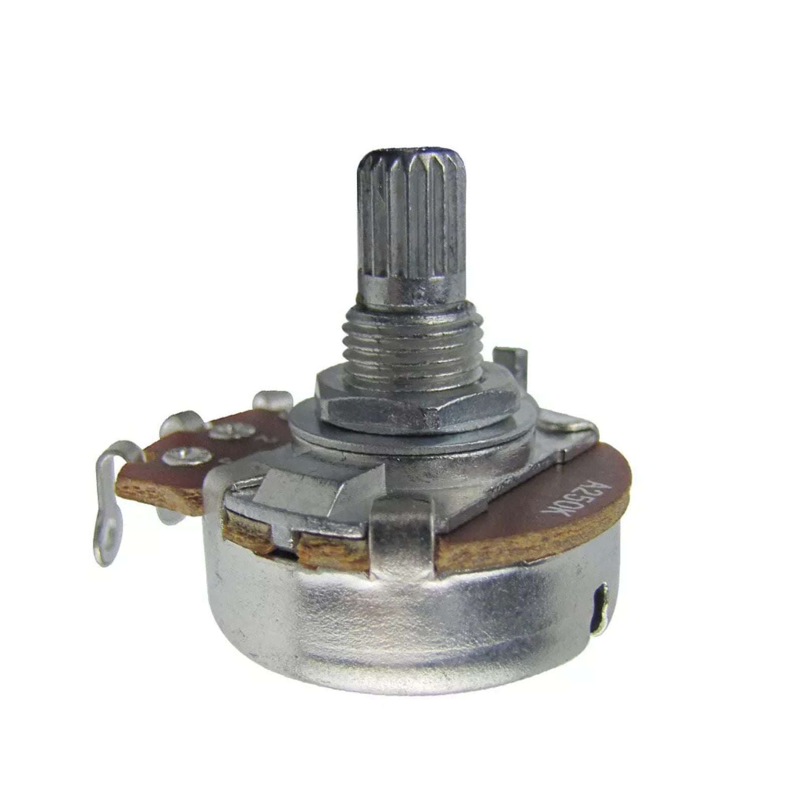Short Shaft Full Size A250K Potentiometers (Set of 10) - Ploutone