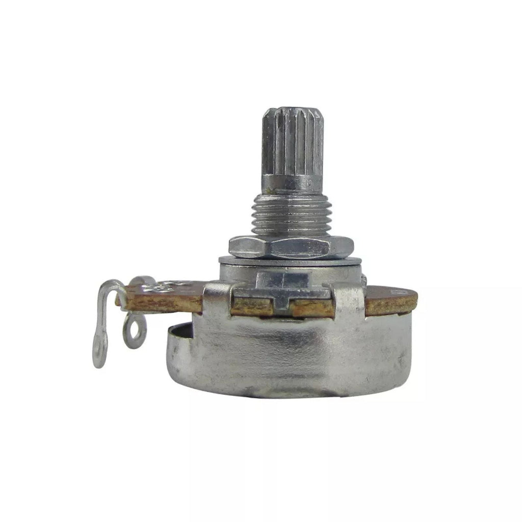Short Shaft Full Size A250K Potentiometers (Set of 10) - Ploutone