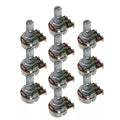 Short Shaft Mini A500K Potentiometers (Set of 10) - Ploutone
