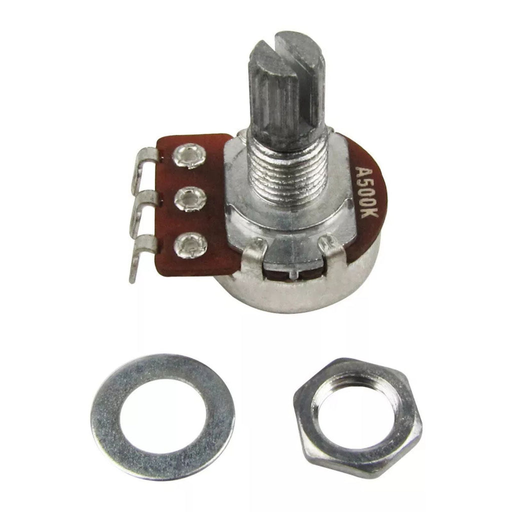 Short Shaft Mini A500K Potentiometers (Set of 10) - Ploutone