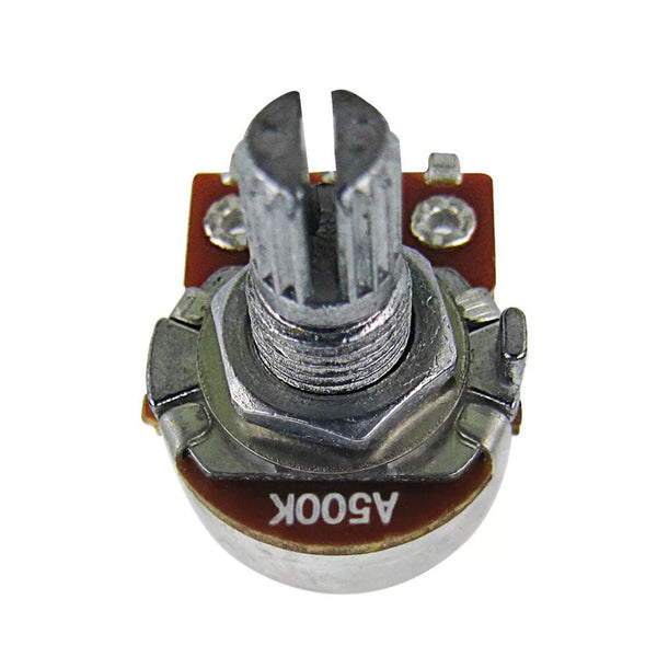 Short Shaft Mini A500K Potentiometers (Set of 10)
