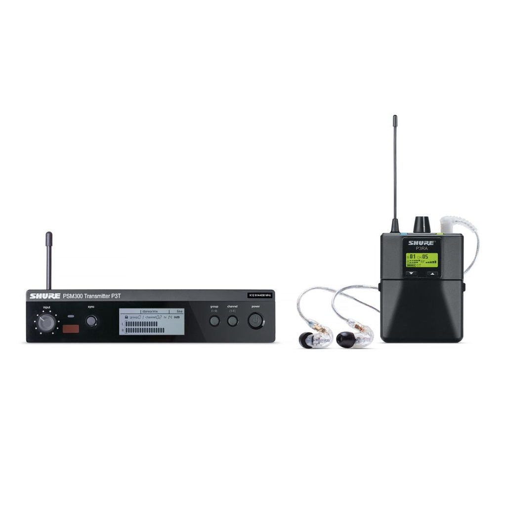 Shure PSM300 Wireless Personal Monitor System Set G20 Band (P3TRA215CL-G20)  from Ploutone