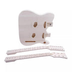 Tele Style Double Neck DIY Electric Guitar Kit - Ploutone