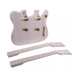 Tele Style Double Neck DIY Electric Guitar Kit - Ploutone