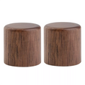 Telecaster & Bass Walnut Flat Top Knobs (Set of 2) - Ploutone