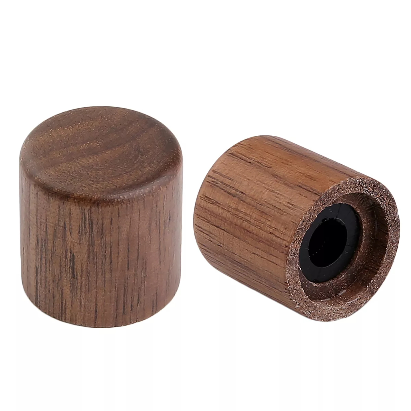Telecaster & Bass Walnut Flat Top Knobs (Set of 2) - Ploutone
