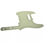 Telecaster Diamond Plate 8-Hole Metal Pickguard & Control Plate - Gold - Ploutone