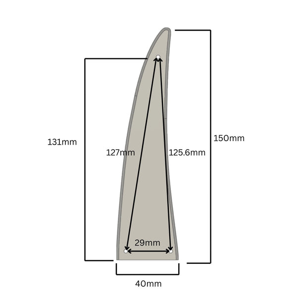 Custom Rickenbacker Truss Rod Cover - Multiple Colors Guitar Fittings & Parts from Ploutone