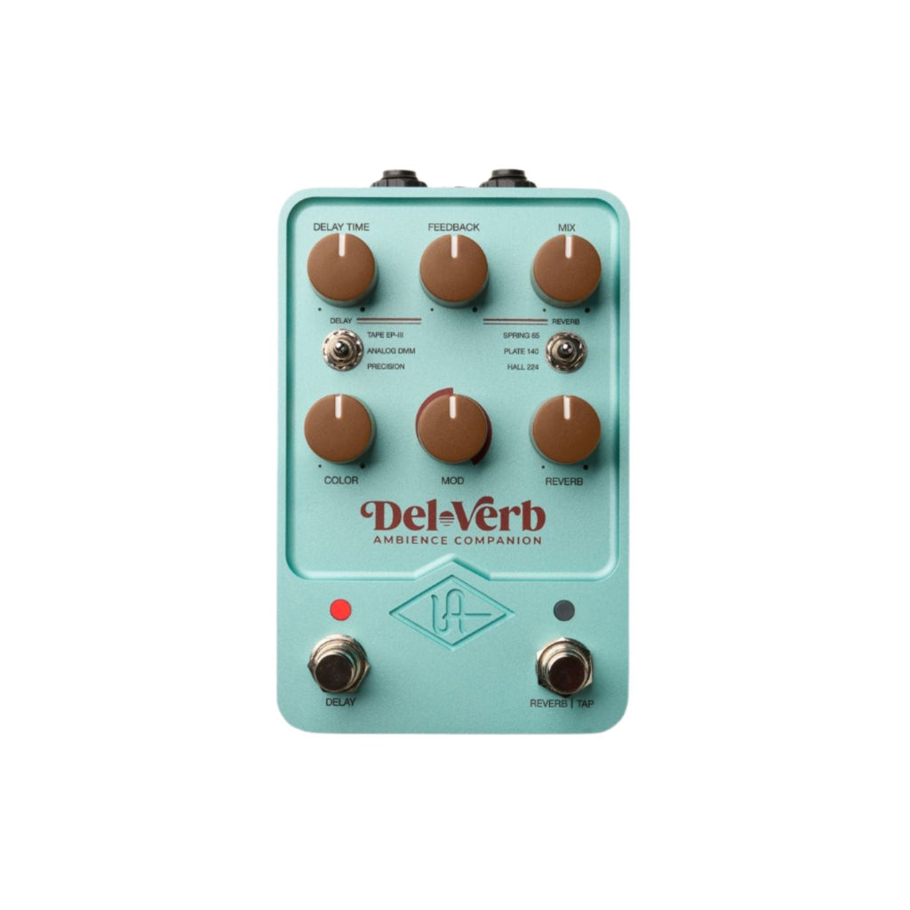 Universal Audio DEL-VERB Ambience Companion Reverb and Delay Pedal Guitar Effect Pedal from Ploutone