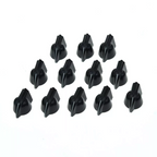 Vintage Mini Chicken Head Knobs - 1/4" for Amps & Pedals (Raised, Set of 12) - Ploutone