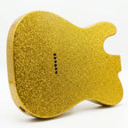 Finished Telecaster Body - Gold Sparkle - Ploutone