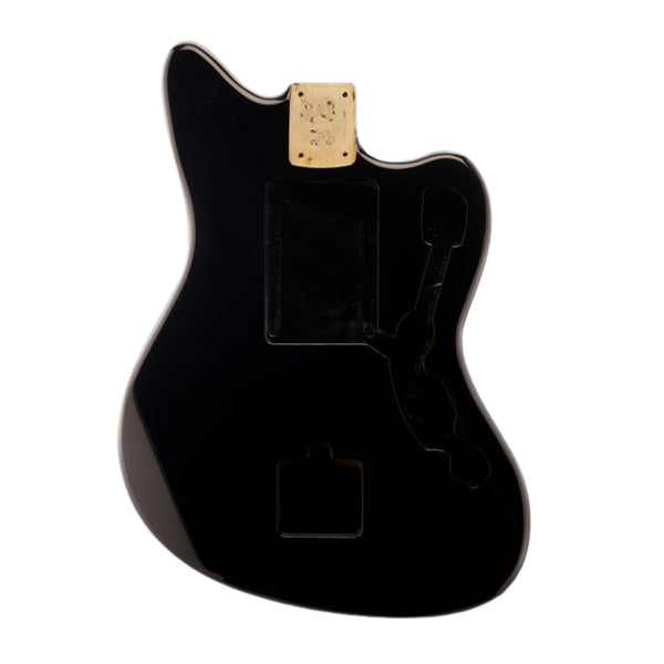 Finished Jazzmaster/ Offset Guitar Body - Black Guitar Bodies from Ploutone