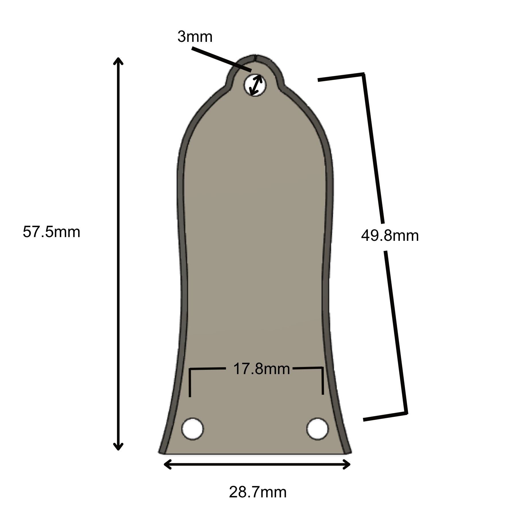 Epiphone SG Gibsonロッドカバー Ploutone Custom Truss Rod Cover for Gibson SG - Multiple Colors