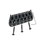 6-String Multi-Scale Guitar Bridge - Black - Ploutone