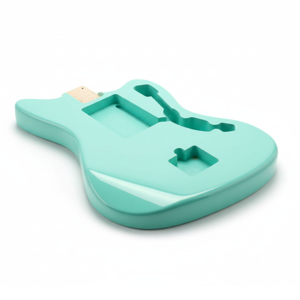 Finished Alder Jazzmaster/ Offset Guitar Body - Seafoam Green - Ploutone