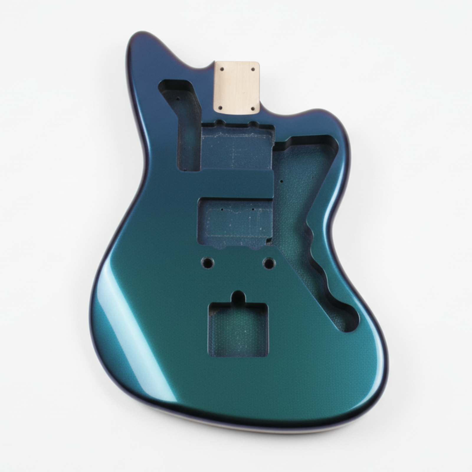 Finished Alder Jazzmaster/ Offset Guitar Body - Chameleon - Ploutone