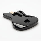 Finished Jazzmaster/ Offset Guitar Body - Black - Ploutone