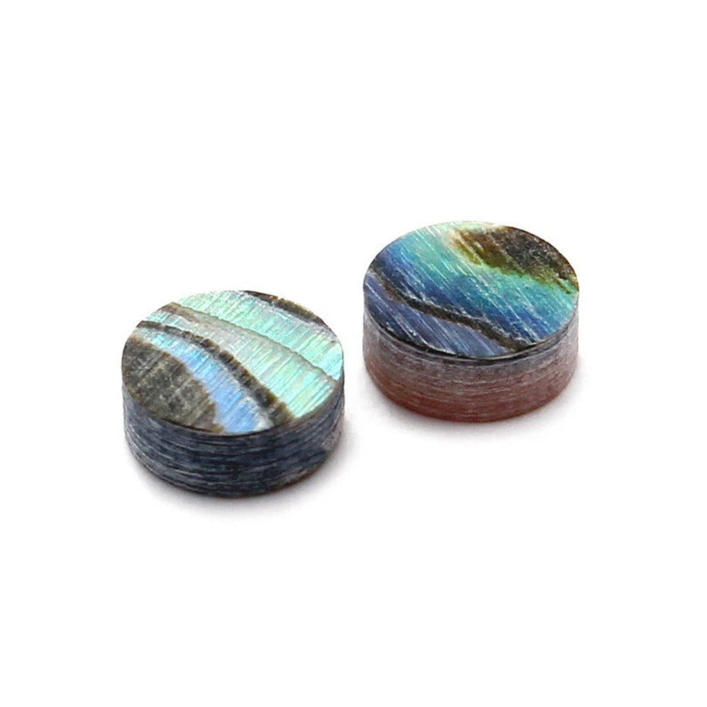 Genuine Abalone 1/4" Guitar Inlay Dots - 50pcs Guitar Fittings and Parts from Ploutone