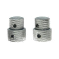 Chrome Dual Concentric Stacked Knobs (Set of 2) - Ploutone