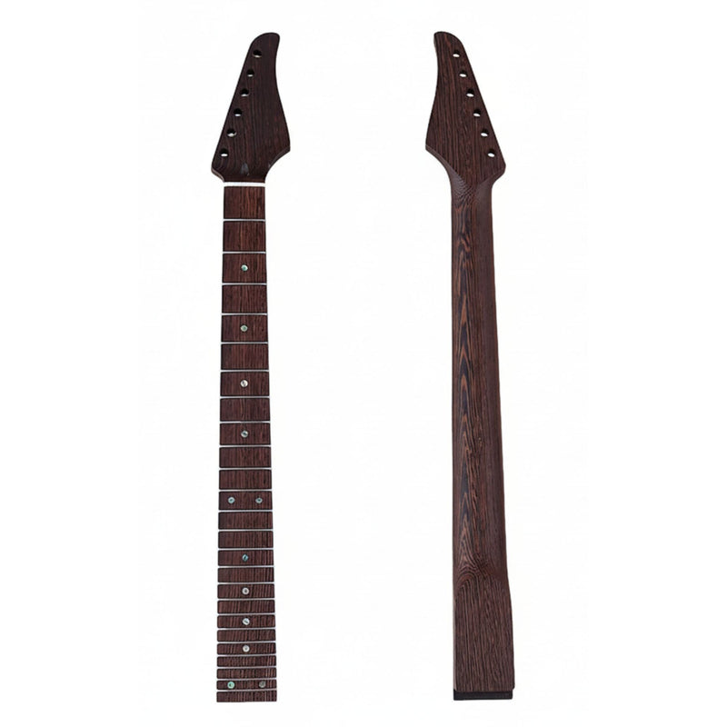 Wenge Suhr-Style Guitar Neck, 22 Fret, 9.5" Radius (Bone Nut, Bolt-On) Guitar Necks from Ploutone