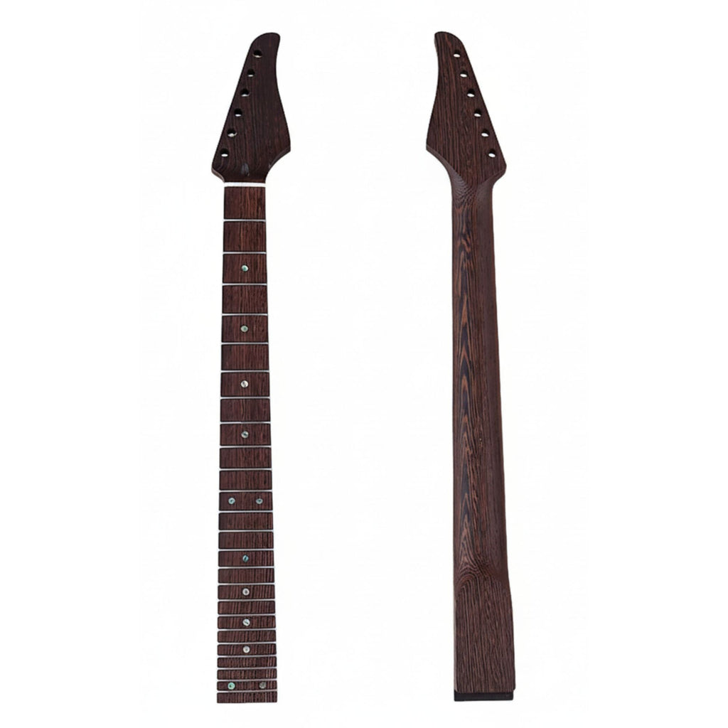Wenge Suhr-Style Guitar Neck, 22 Fret, 9.5" Radius (Bone Nut, Bolt-On) Guitar Necks from Ploutone