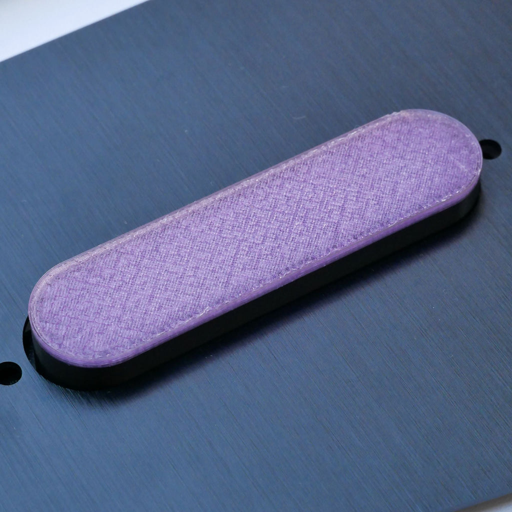 Custom Single Coil Strat Pickup Covers (No Holes) Set of 3 - Amethyst Purple - Ploutone