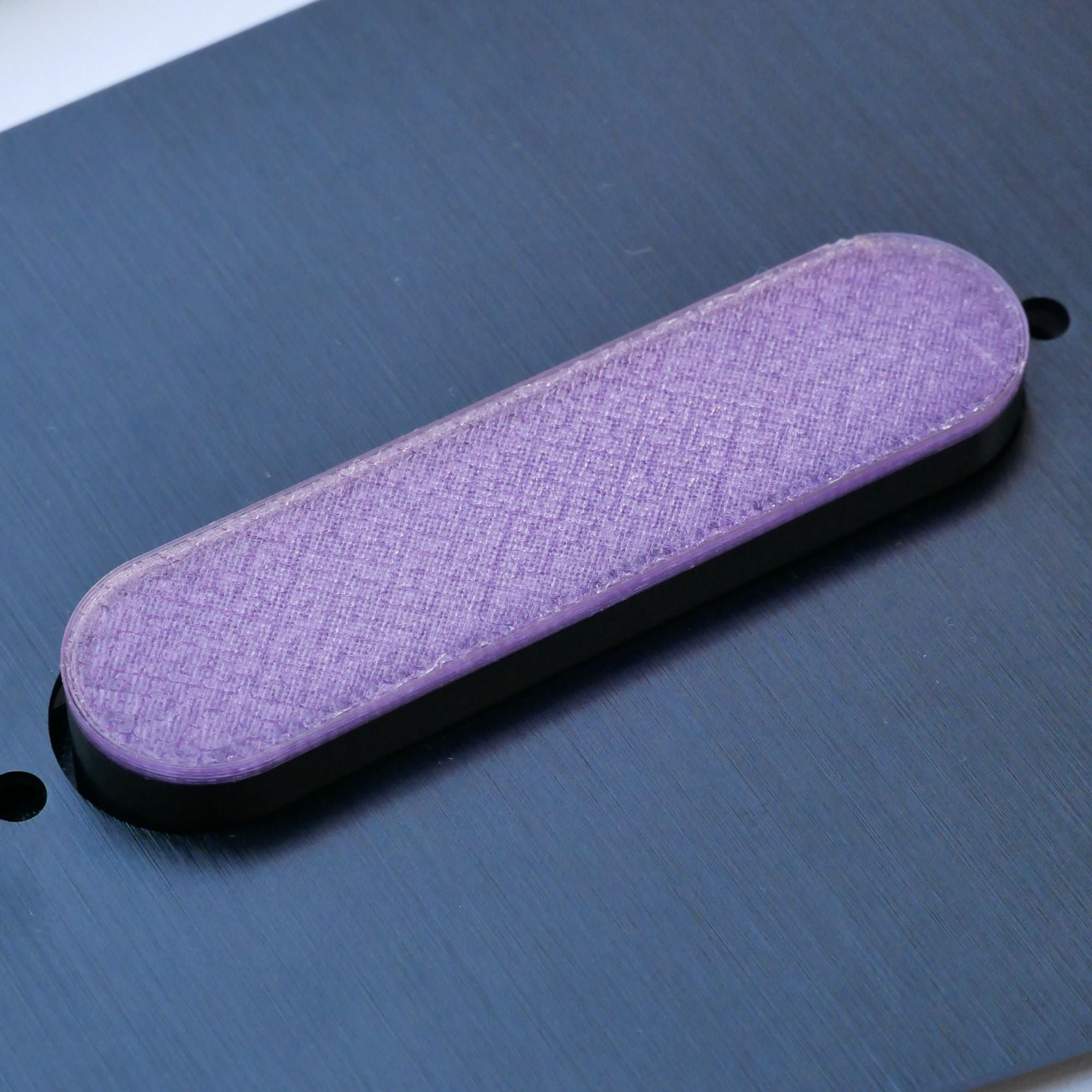 Custom Single Coil Strat Pickup Covers (No Holes) Set of 3 - Amethyst Purple - Ploutone