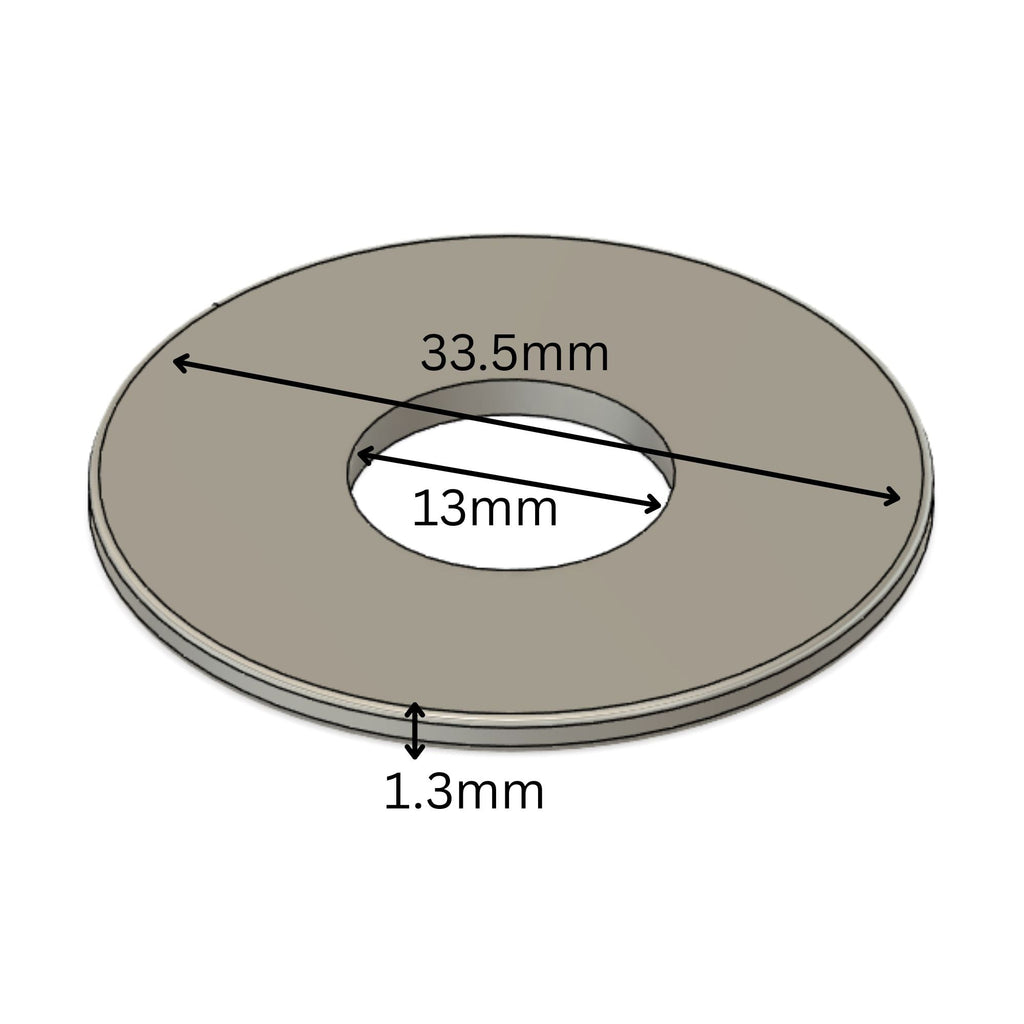 Custom Les Paul Poker Chip Guitar Toggle Switch Plate - Black - Ploutone