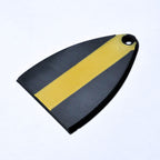 Custom PRS SE Truss Rod Cover – Racing Stripe Black & Gold - Ploutone