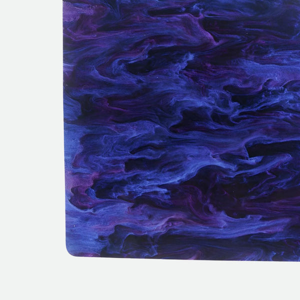 Acrylic Inlay and Pickguard Material - Blue Galaxy Swirl Pickguards from Ploutone