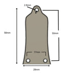 Custom Epiphone Truss Rod Cover - Epiphone Logo - Ploutone