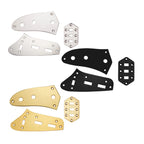 Jaguar Guitar Upper & Lower Control Switch Plate Set fits Fender/Squier - Multiple Colors - Ploutone