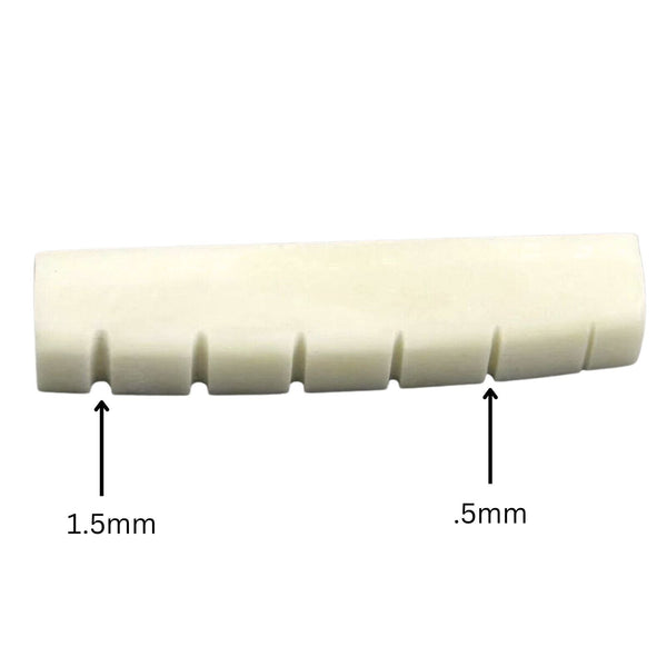 10x Bone Guitar Nut Slotted 43mm for Gibson Epiphone Les Paul - Ploutone